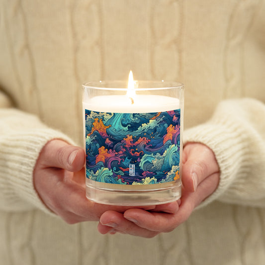 Glass Jar Soy Wax Candle ‘Heavenly Sea’